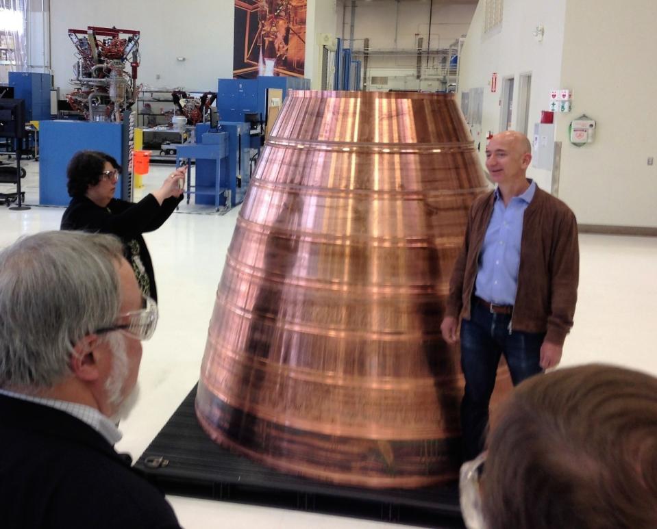 Jeff Bezos at Blue Origin