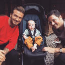 <p>Little Sailor may have officially hit the godfather jackpot: Liv Tyler took to Instagram to show off an adorable lunch meeting between her 7-month-old son, proud papa David Gardner and Beckham, Sailor's "God daddy" (awww).</p>