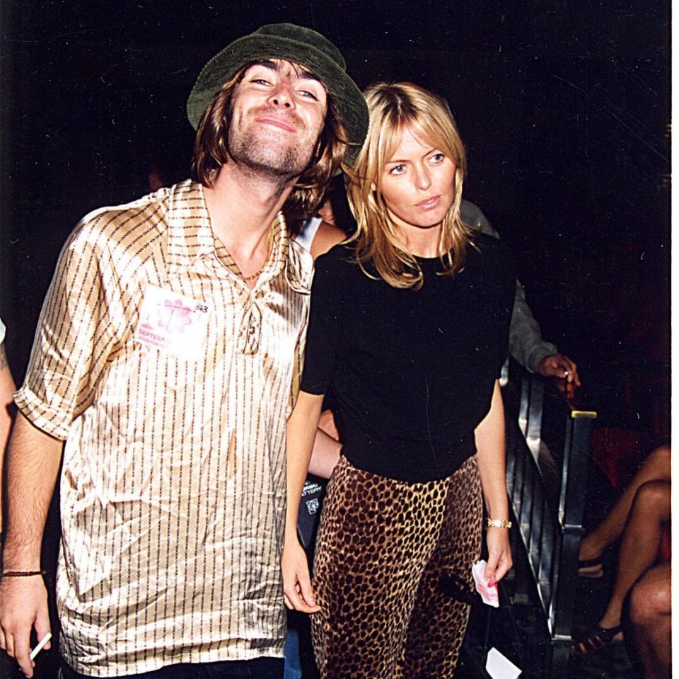 Liam Gallagher with Patsy Kensit at the 1996 MTV Video Music Awards