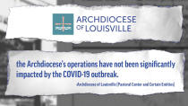 Graphic shows excerpt from fiscal year 2020 audited financial statement published by Archdiocese of Louisville. AP Illustration/Peter Hamlin