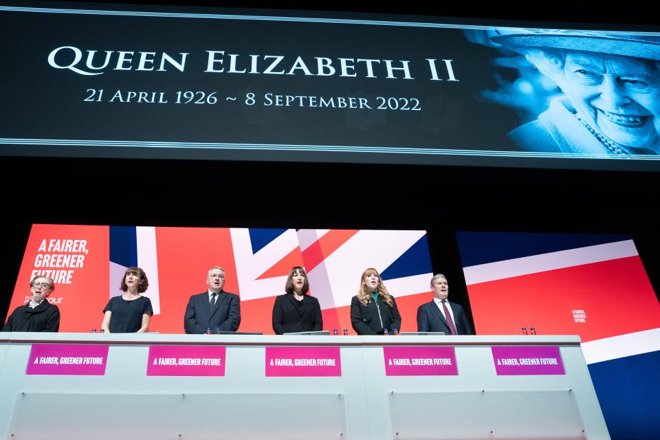 Labour paid tribute to the Queen in their party conference (Stefan Rousseau/PA) (PA Wire)