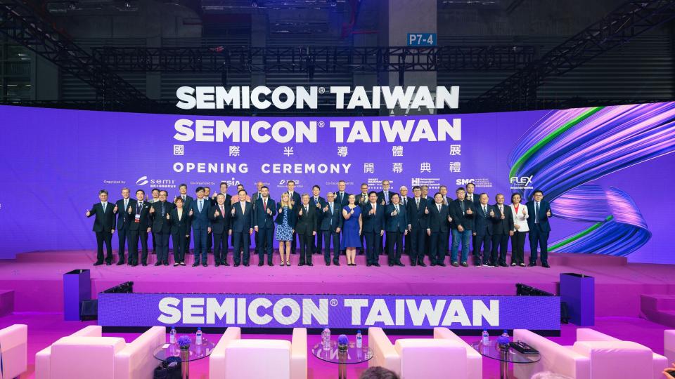 SEMICON Taiwan 2023盛大開展。（圖／SEMI提供）