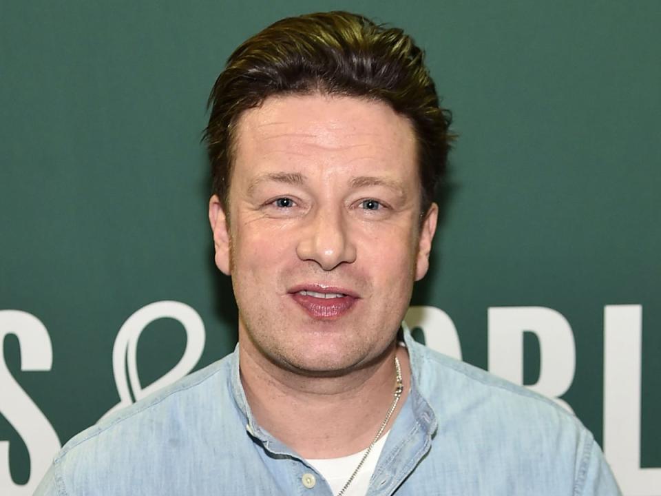 Jamie Oliver’s home features in his Channel 5 series ‘5 Ingredient Meals’ (Getty)