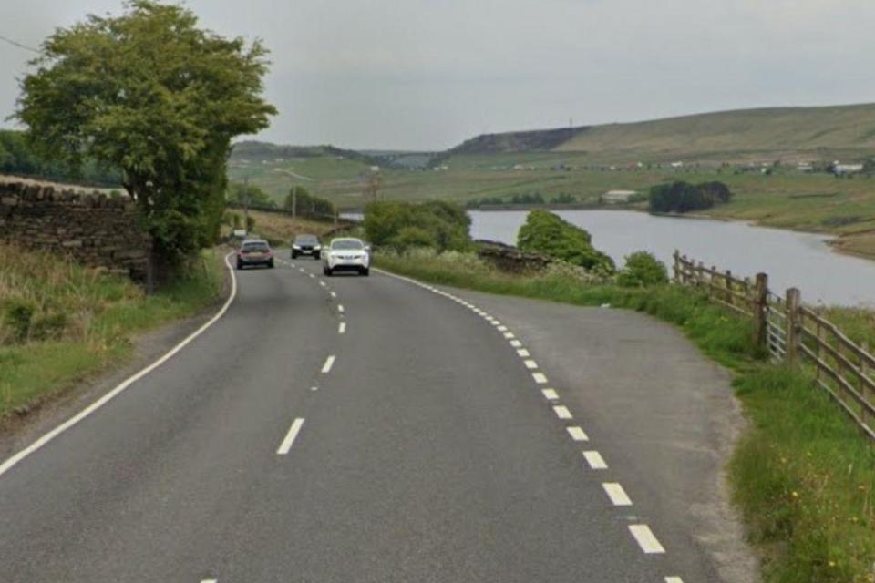 A section of the A672 Oldham Road was closed after the fatal collision. Picture for illustrative purposes only i(Image: Google Street View)/i