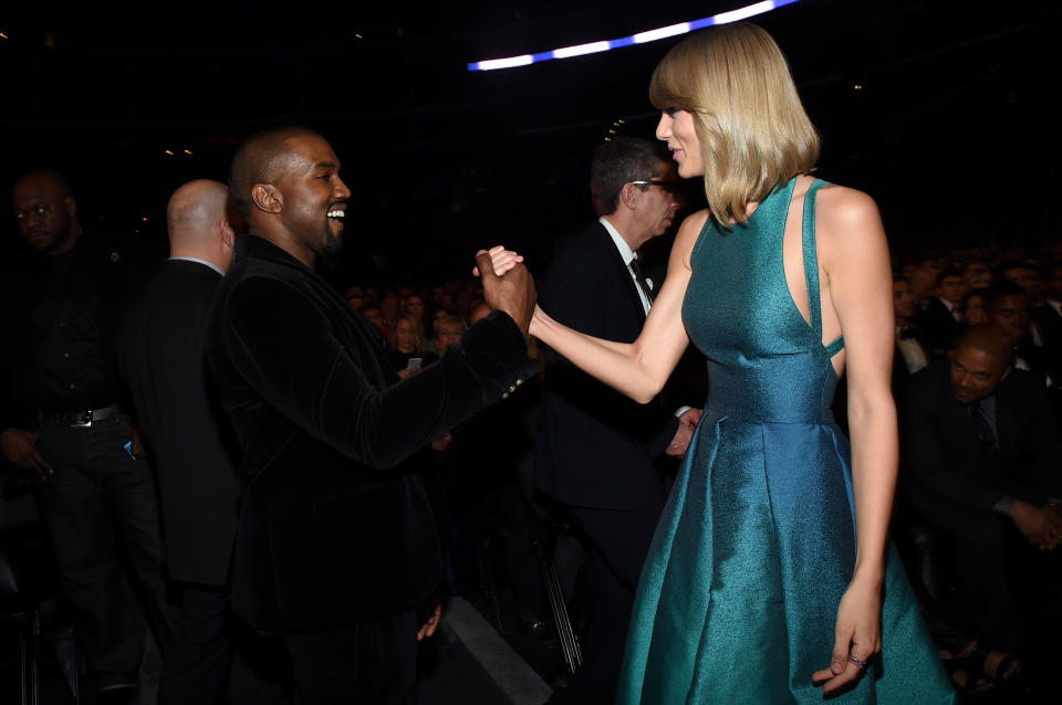 grammys kanye and taylor swift