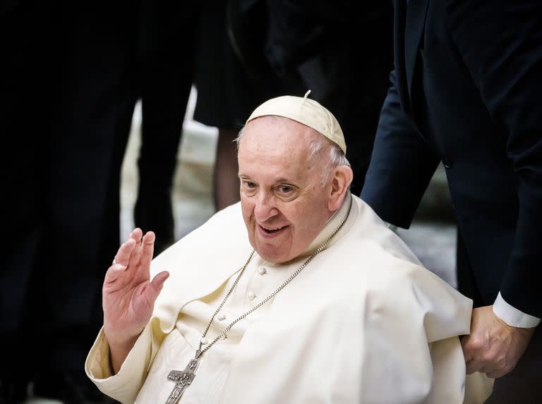 El papa Francisco, en el Vaticano. (Michael Kappeler/dpa)