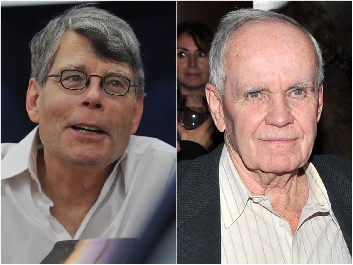 Stephen King (left) and Cormac McCarthy (Getty Images)