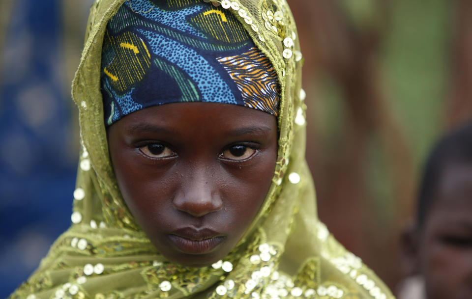 A girl from the Peul tribe stands in a village outside Bambari, Central African Republic. (Photo: Goran Tomasevic / Reuters)