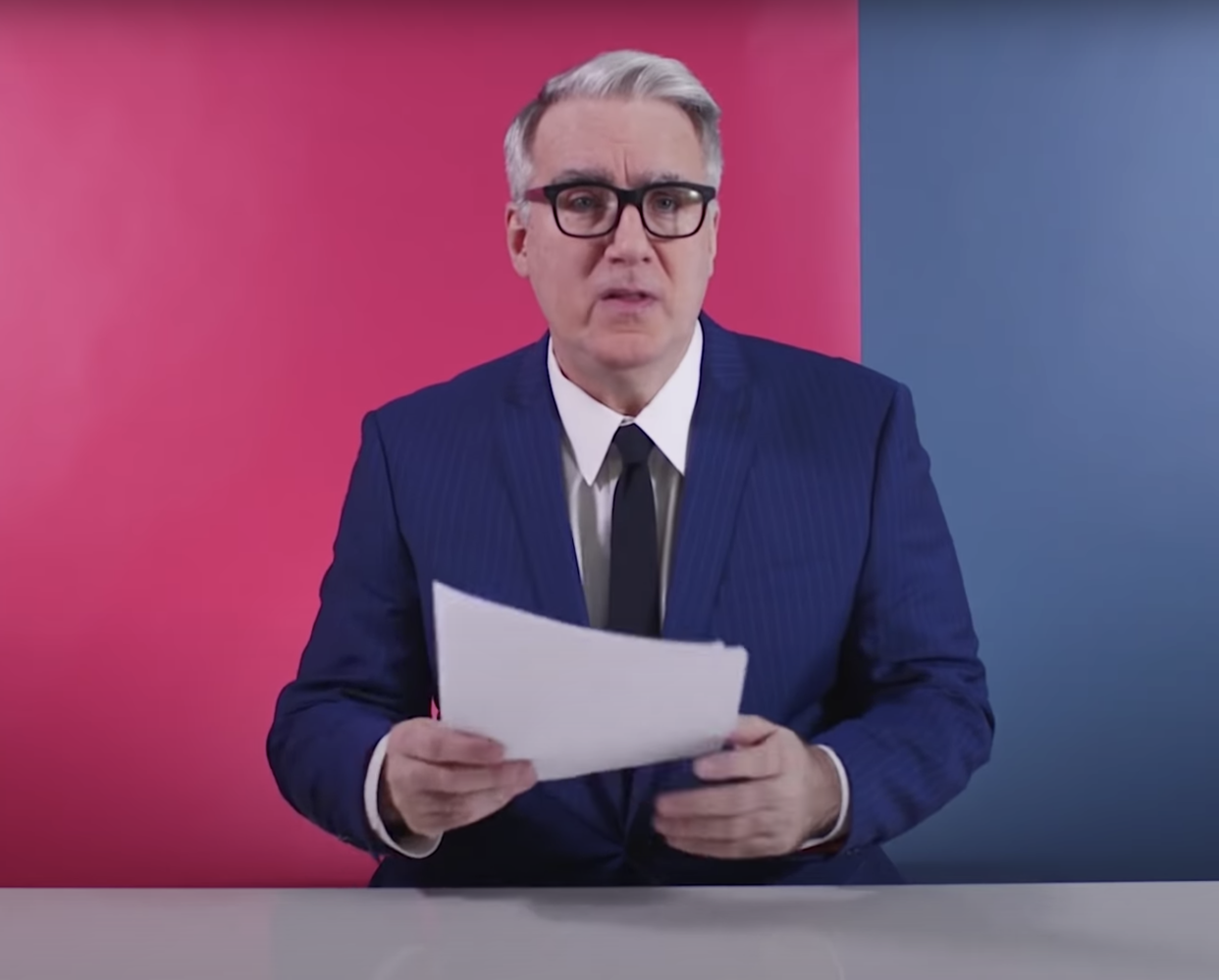 <p>Keith Olbermann implied that the US was “wasting” COVID-19 vaccines on Texas.</p> (GQ/The Resistance)