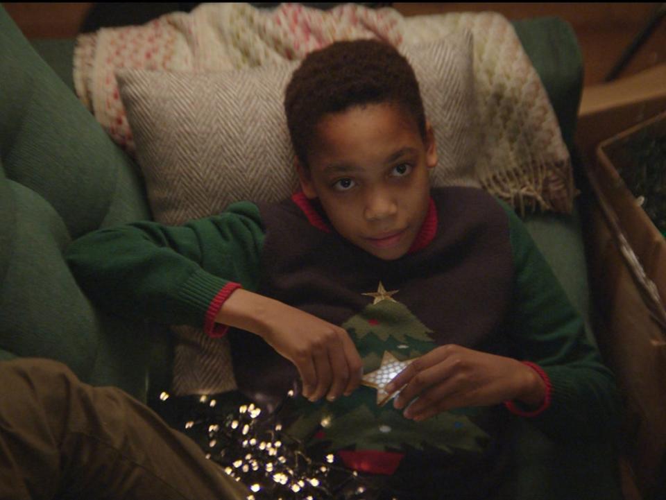 Jordan A. Nash, who plays Nathan in John Lewis’ 2021 Christmas advert (John Lewis)