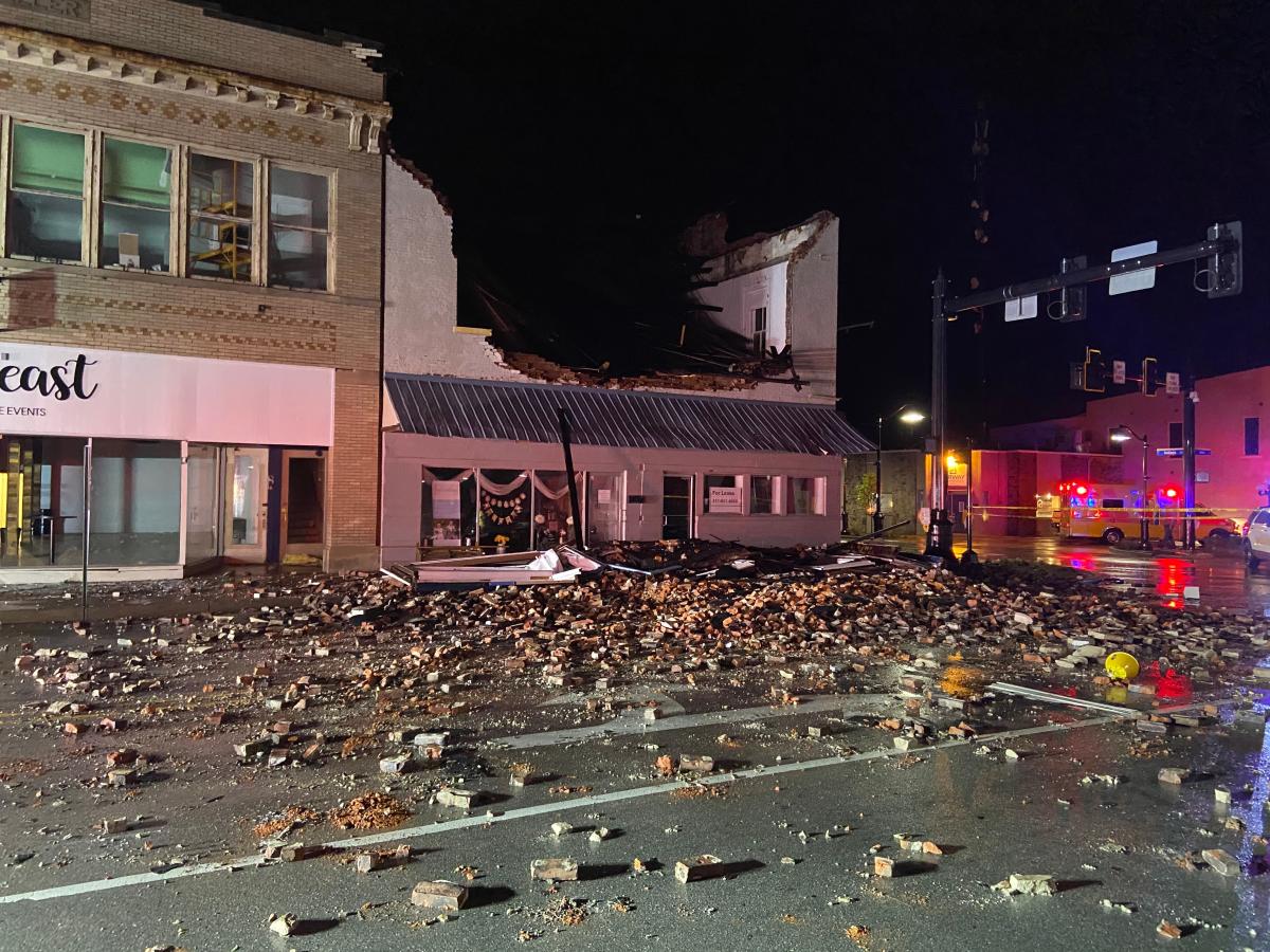 A tornadodamaged building in Mooresville has sat for over two years