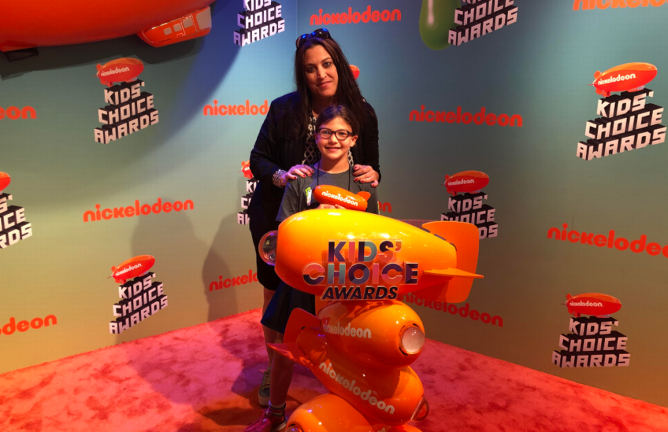 A truly Instagram worthy moment is the picture of you at the podium at Nickelodeon’s Kid Choice Awards