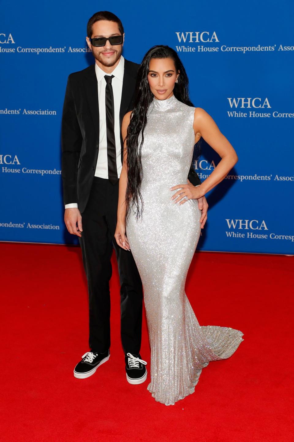 The star attended the event in Washington DC with boyfriend Pete Davidson. (Getty Images)