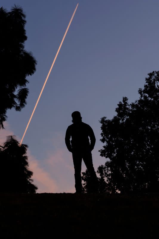 C poses for a portrait at a state park in Sacramento, California