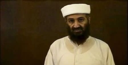 Osama bin Laden is shown in this file video frame grab released by the U.S. Pentagon May 7, 2011. REUTERS/Pentagon/Handout/Files