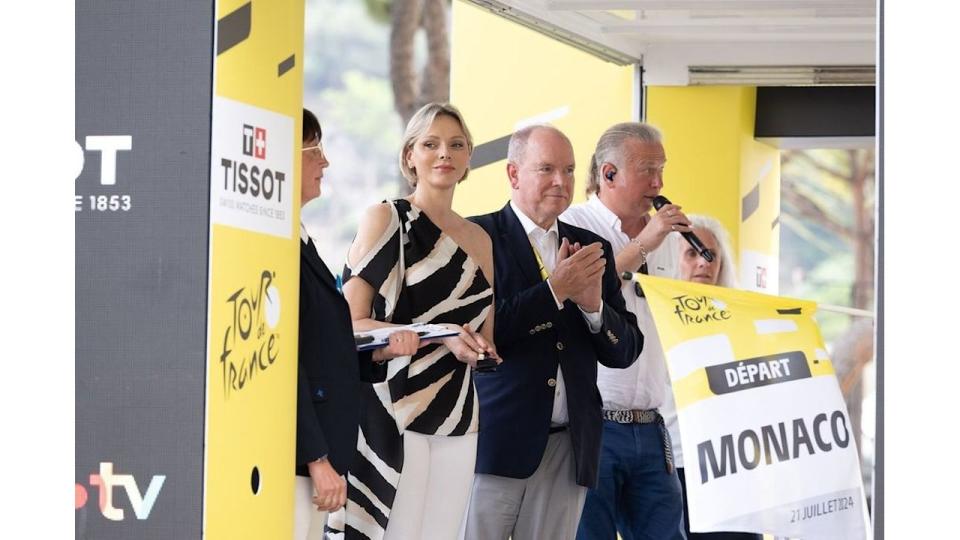 Princess Charlene sported a new hairstyle for the event