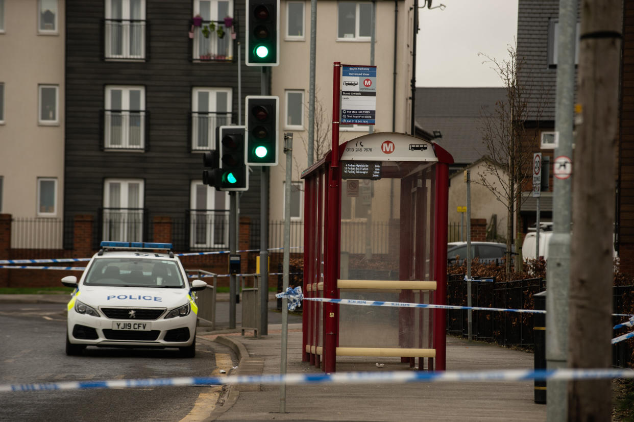 The 19-year-old woman was found unconscious at a bus stop in Leeds (Picture: SWNS)
