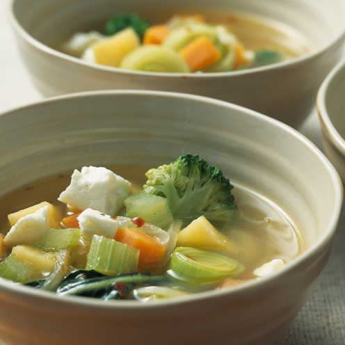 Winter Soup with Feta - best feta recipes 2021