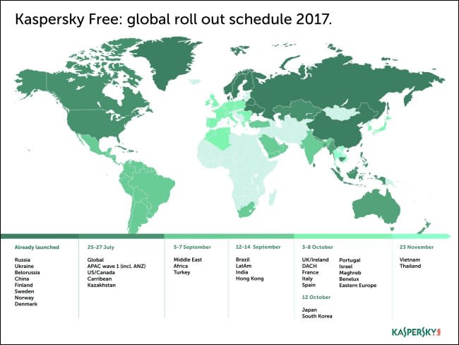 好康來了！卡巴斯基即將在世界各地推出 Kaspersky Free 免費版防毒軟體