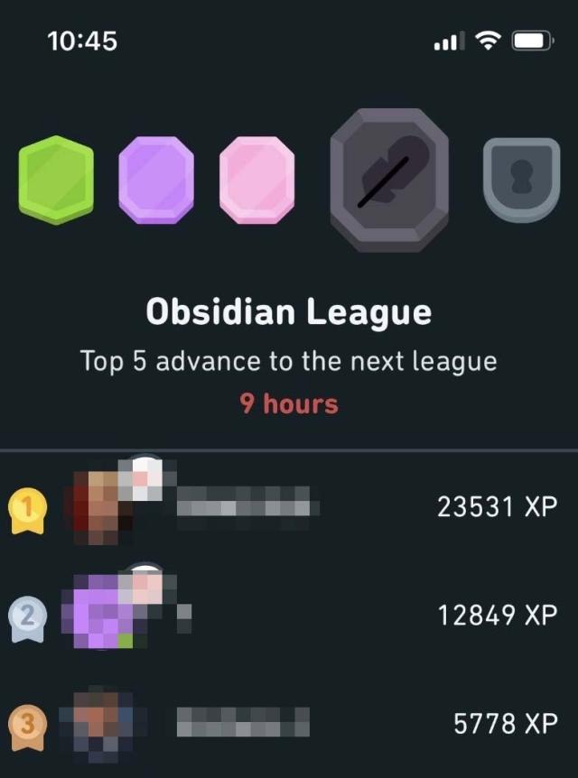 Duolingo Leaderboard League Badges