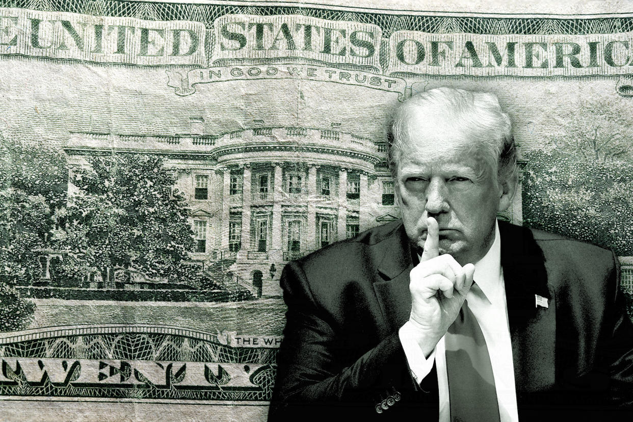 Donald Trump on a Twenty Dollar Bill Photo illustration by Salon/Getty Images