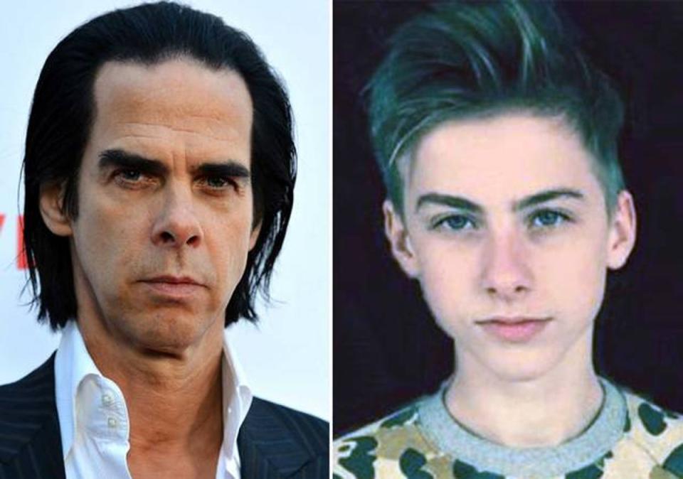 Nick Cave's son Arthur (right) died after falling from a cliff in Brighton (Getty)