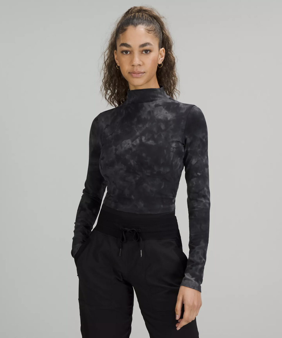 All Aligned Mock Neck Long Sleeve (Photo via Lululemon)