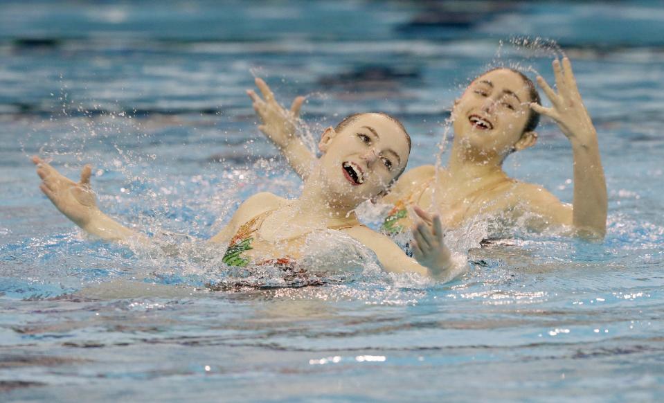 Don't miss a chance to see synchronized swimming at Ohio State University this weekend.