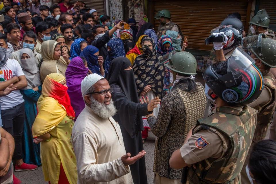 File photo: Shaheen Bagh is a sensitive area in Delhi that famously became the epicentre of nationwide protests in 2019 and 2020 (Getty)
