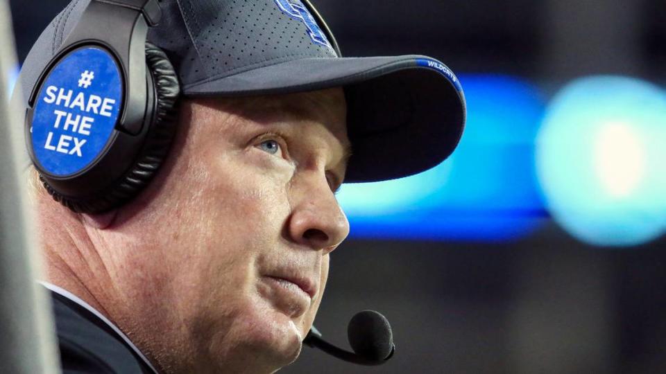 After starting his Kentucky head coaching career 12-26, Mark Stoops has subsequently gone 54-33. When Kentucky kicks off its 2023 season Saturday against Ball State, Stoops will take a 66-59 overall record into the contest.