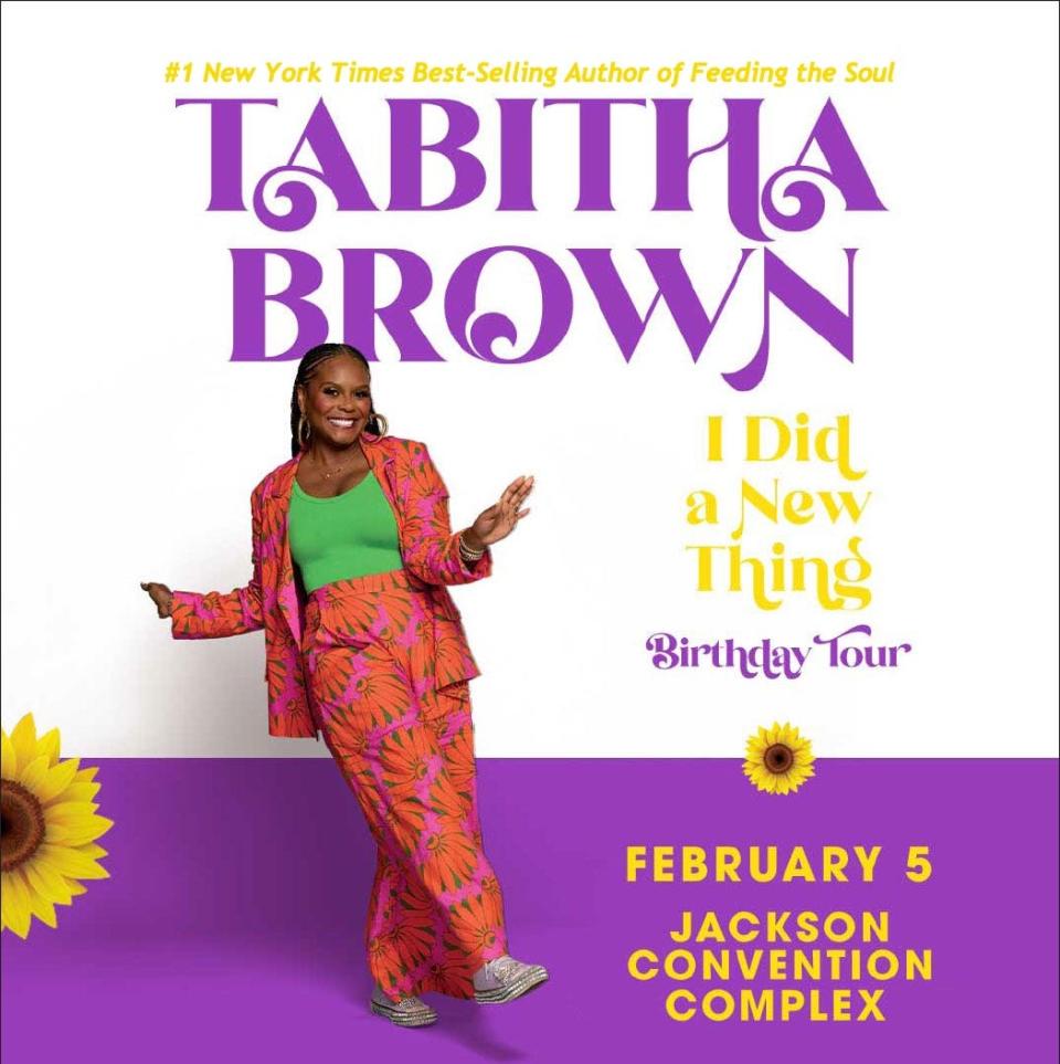 Tabitha Brown "I did a new thing" birthday book tour