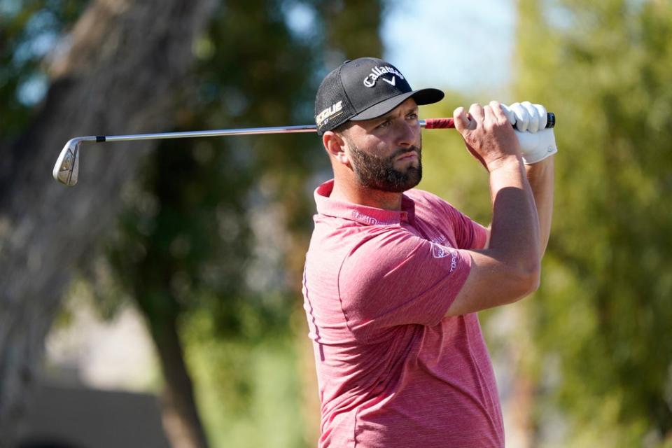 Jon Rahm was far from happy with conditions in The American Express last week (Marcio Jose Sanchez/AP) (AP)