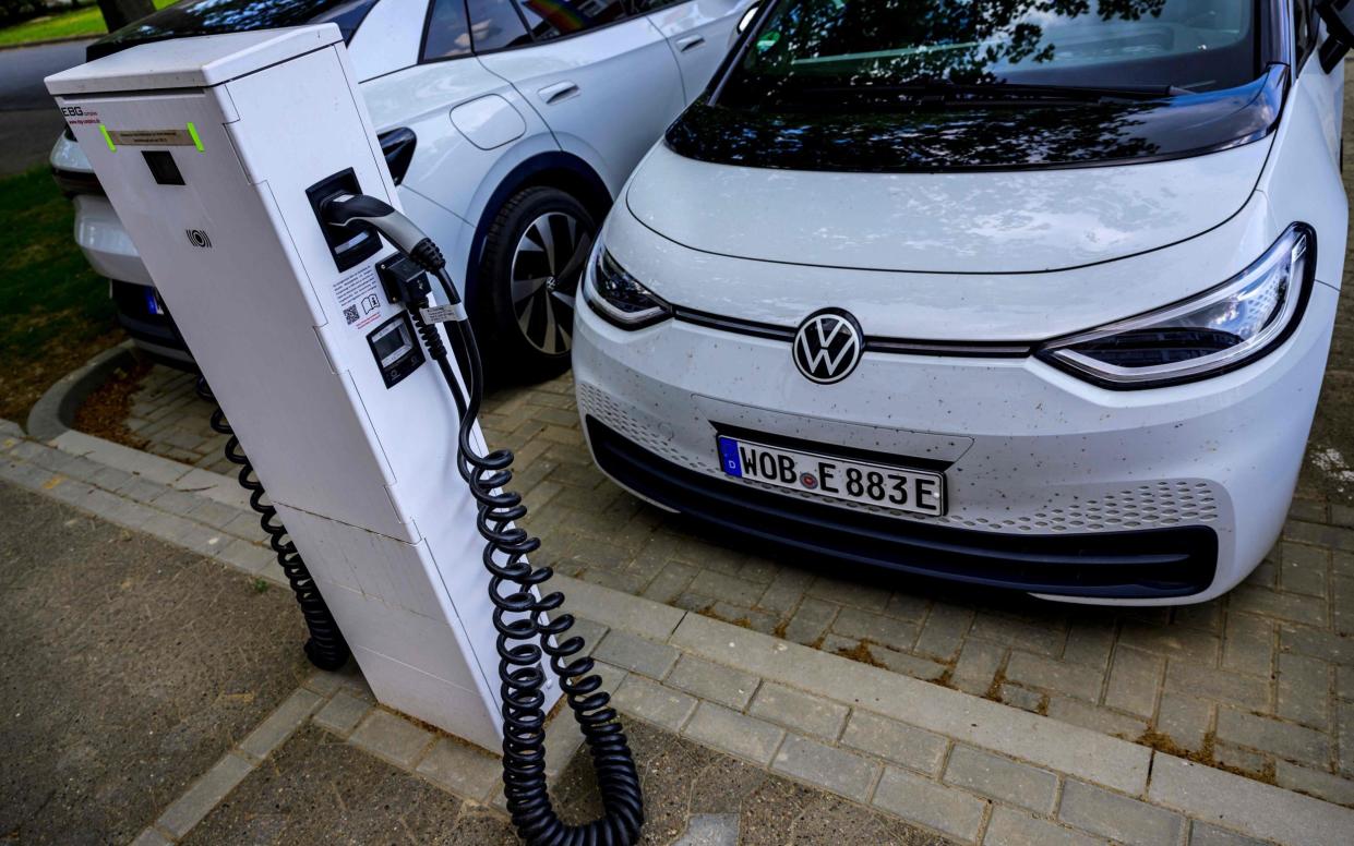 The Zero Emissions Vehicle mandate will push the car industry to reach a goal of no new petrol and diesel cars in the next seven years - JOHN MACDOUGALL/AFP via Getty Images