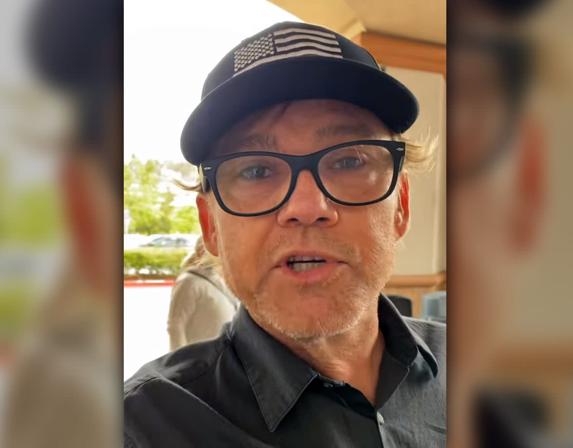 Actor Ricky Schroder posted a bizarre video on Facebook in which he berates a Costco worker who was not letting the former child star enter the store without a mask.