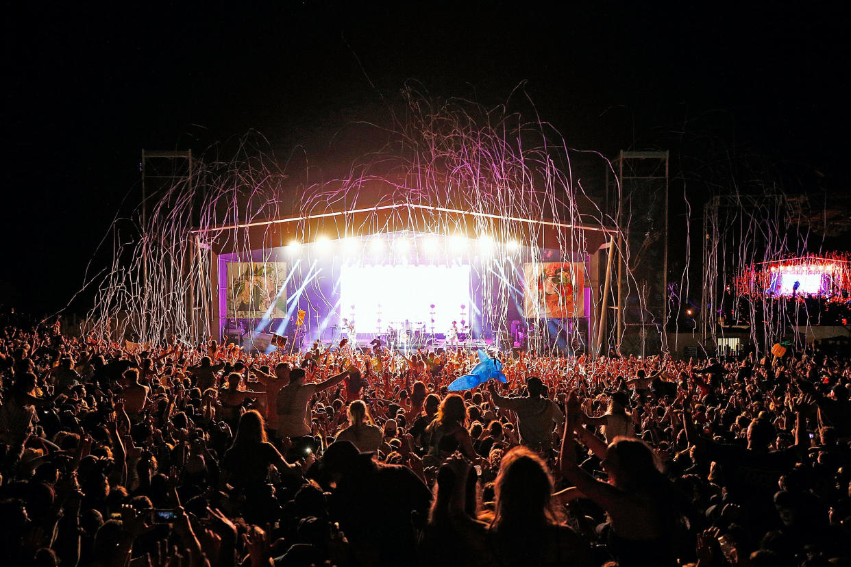 The Falls Festival in Tasmania on Dec. 31. (Photo: Lagerhaus via Getty Images)