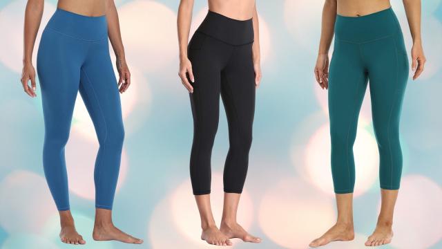 90 Degree by Reflex blue stretch athletic leggings size S – Solé Resale  Boutique