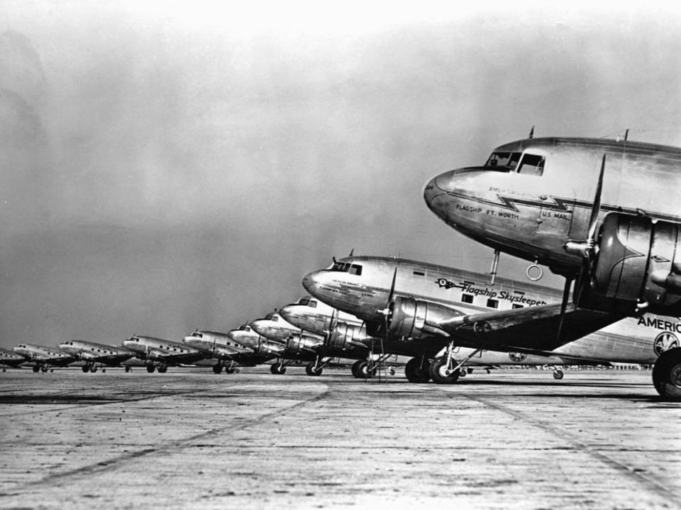 American Airlines' fleet of Douglas Sleeper Transport.