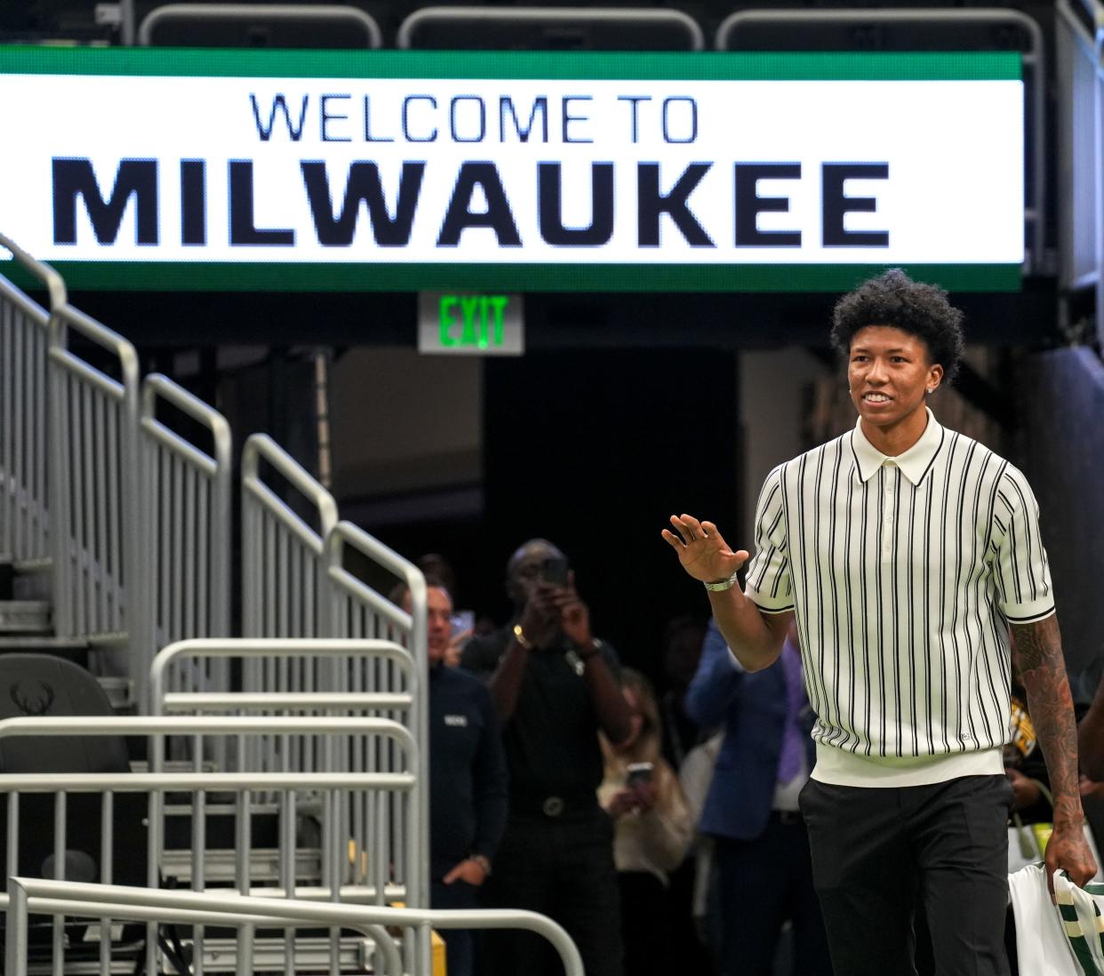 MarJon Beauchamp was the Bucks' last first-round draft pick in 2022.