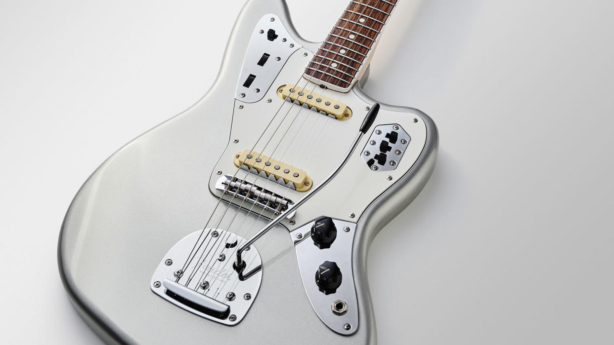  2023 Fender Jaguar FSR Inca Silver. 