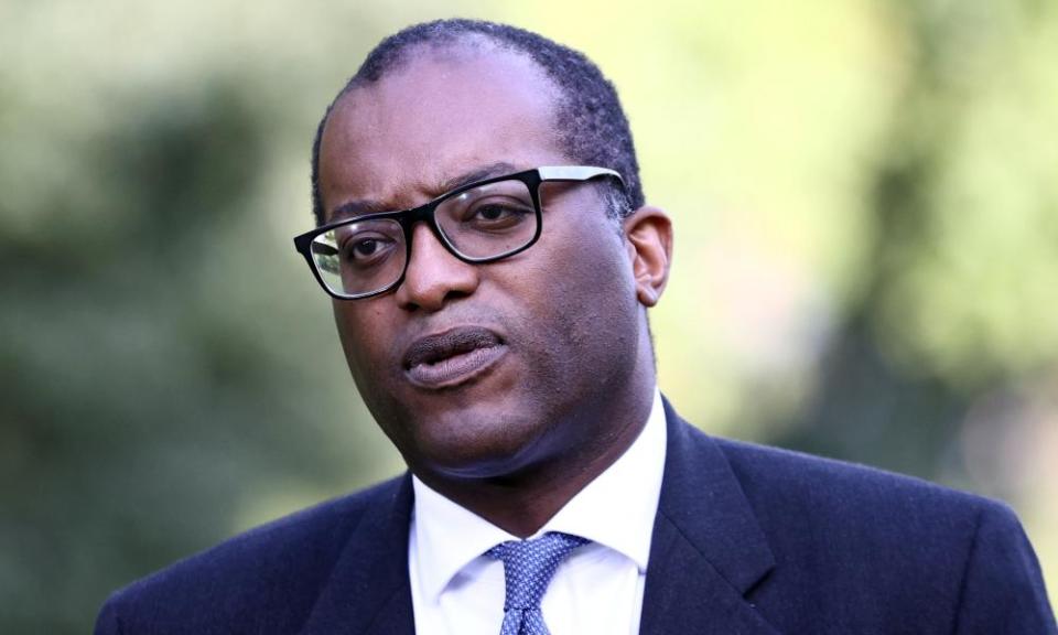 Britain’s Secretary of State for Business, Energy and Industrial Strategy Kwasi Kwarteng in London