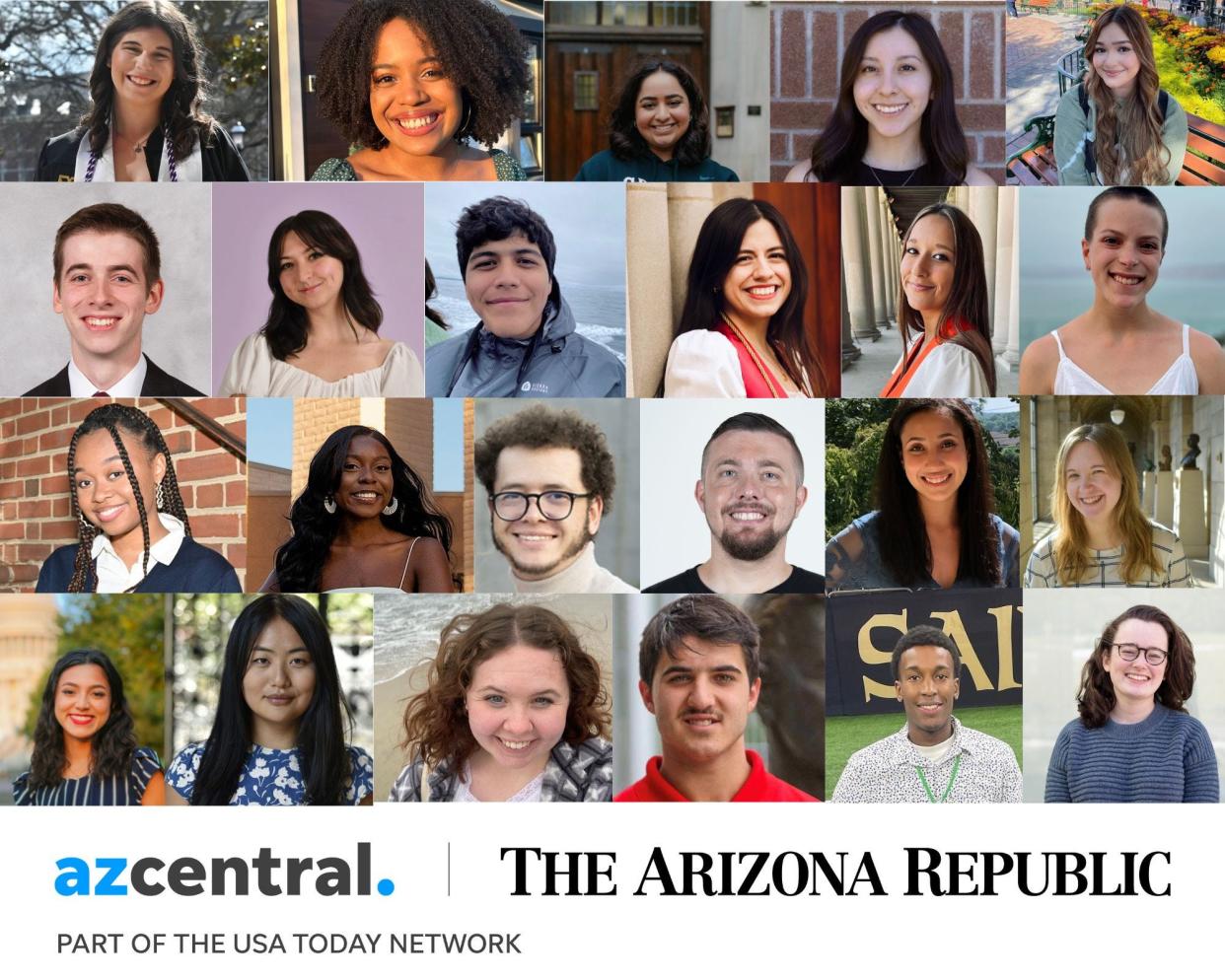 Arizona Republic 2023 interns and fellows.