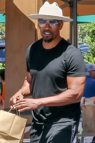 <p>LAGOSSIPTV/VASQUEZ / BACKGRID</p> Jamie Foxx stops by Sea Casa Mexican restaurant in Westlake Village, California in August following an unspecified health crisis earlier in the year.