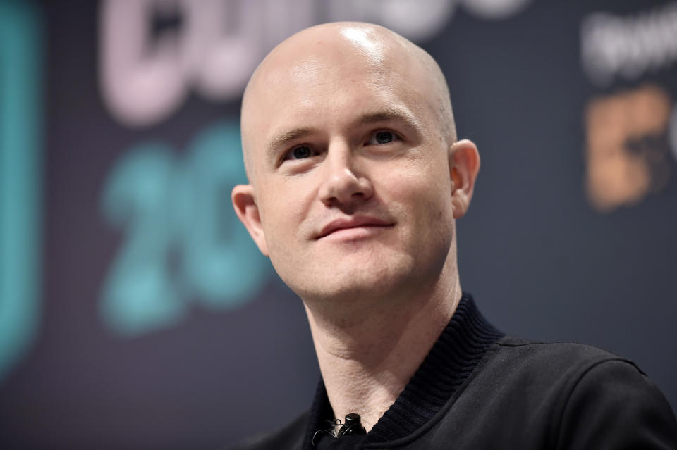 NEW YORK, NY - MAY 15: Coinbase Founder and CEO Brian Armstrong attends Consensus 2019 at Hilton Midtown on May 15, 2019 in New York City.  (Photo by Steven Ferdman/Getty Images)
