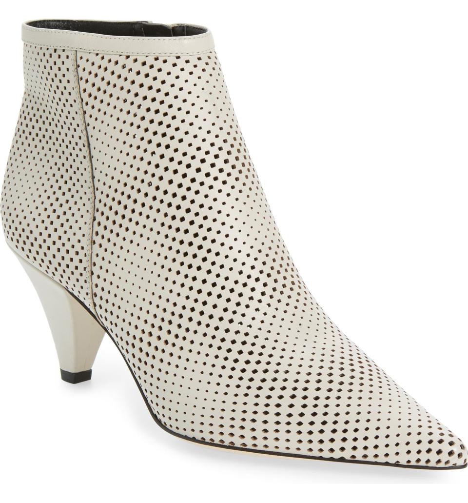 SARTO BY FRANCO SARTO Bobbi Perforated Pointy Toe Bootie 