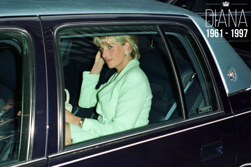 Prinzessin Diana wenige Monate vor der Todesfahrt in Paris. Hier hat sie gerade das Four Seasons in New York verlassen. (Bild: wenn)