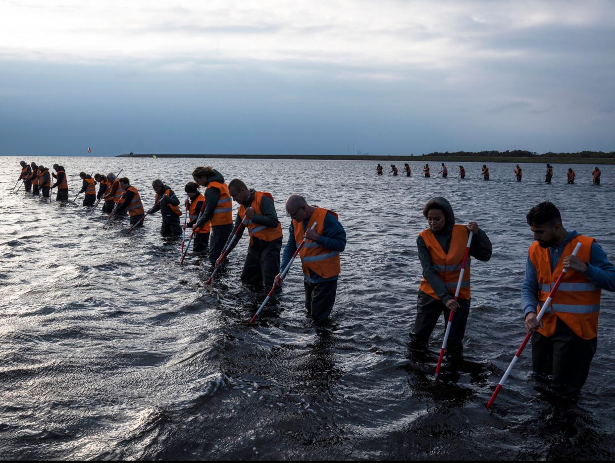 Searching the sea: A still from Danish series The Investigation (BBC / misofilm & outline film / Henrik Ohsten)