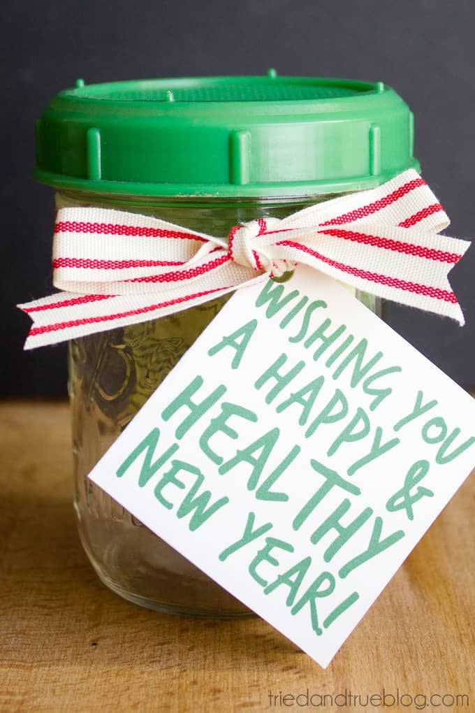 Healthy Mason Jar Gift