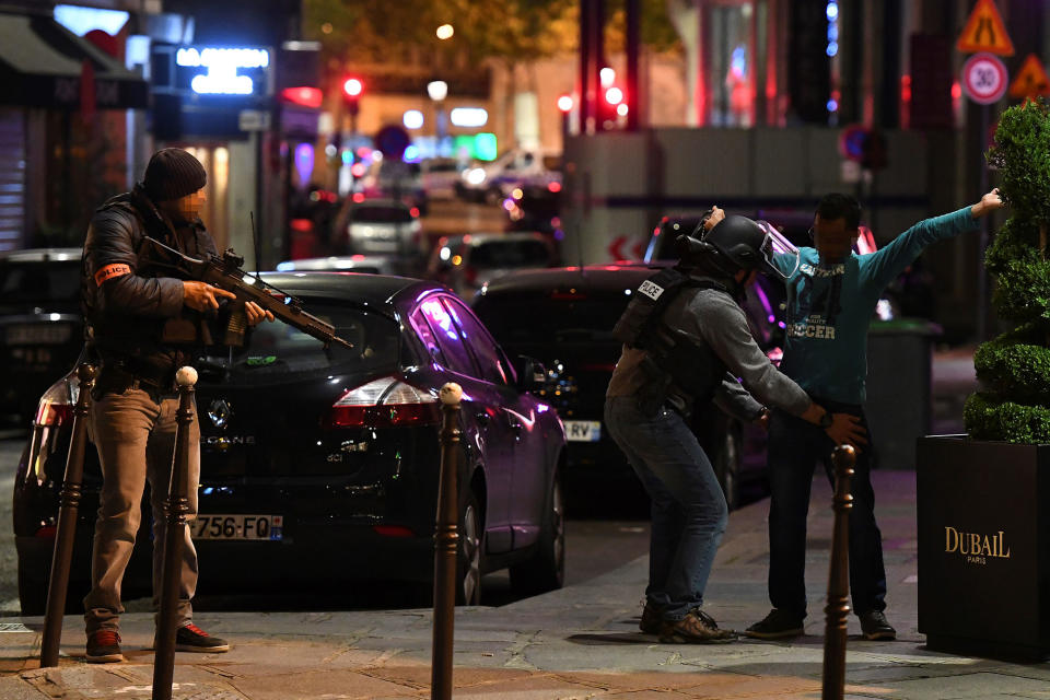 Police officers shot at Champs Elysees in Paris