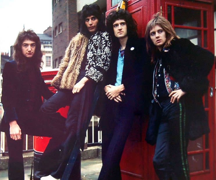 Queen shot to fame in the 70s.