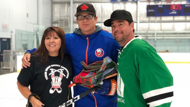 Hockey camp brings Yukon kids from far and wide, to skate with pros